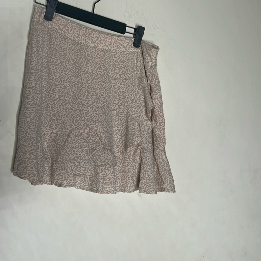 Sim & Sam cream animal print large skirt​